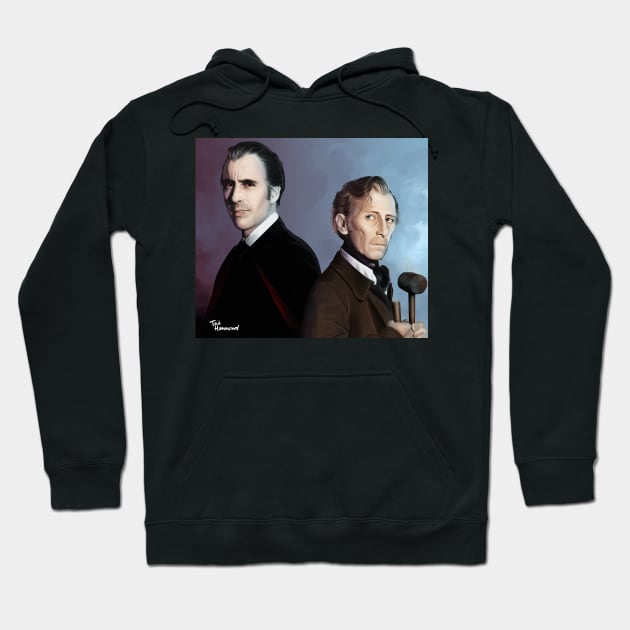 Dracula and Van Helsing Hoodie by ted1air